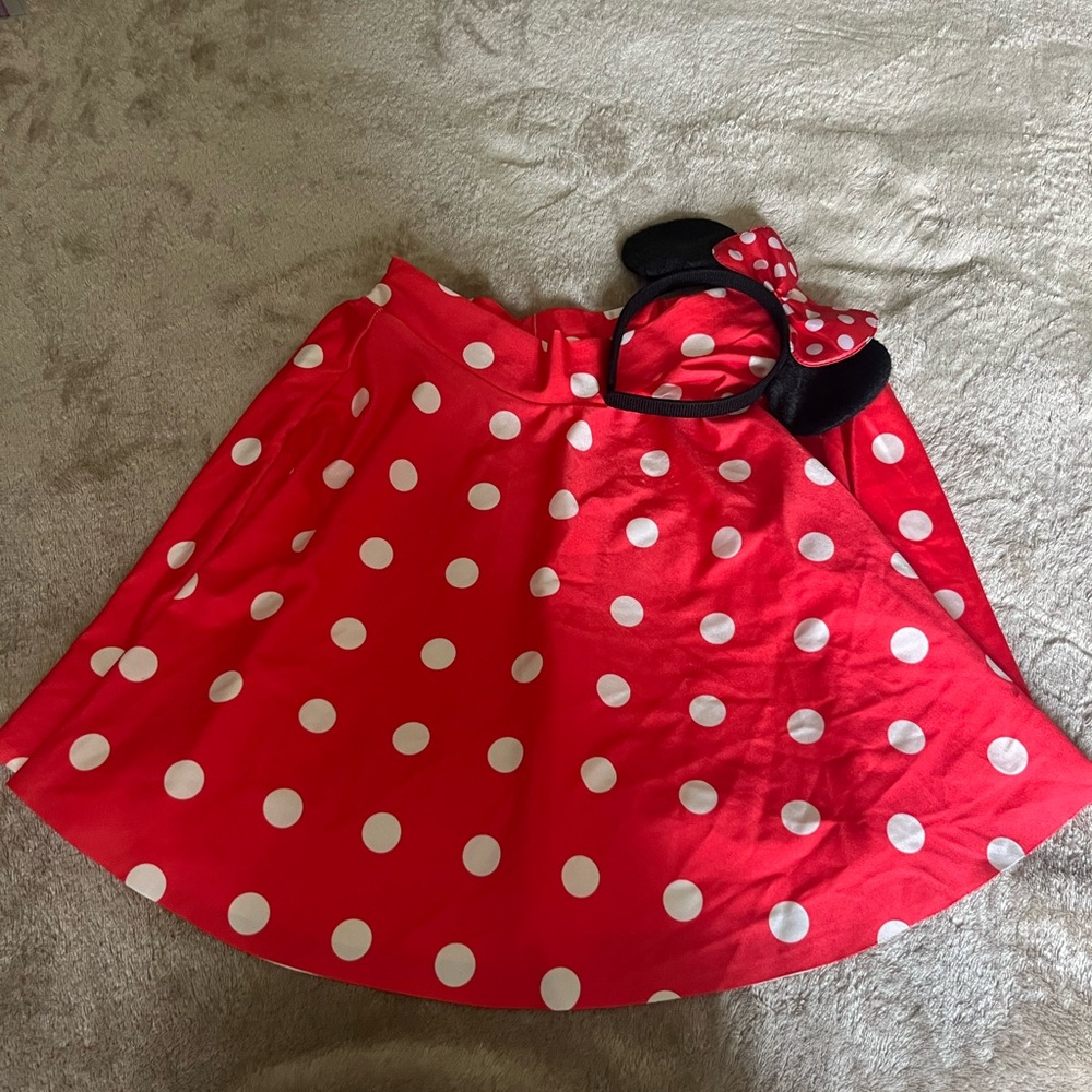 Minnie Mouse skirt & headband